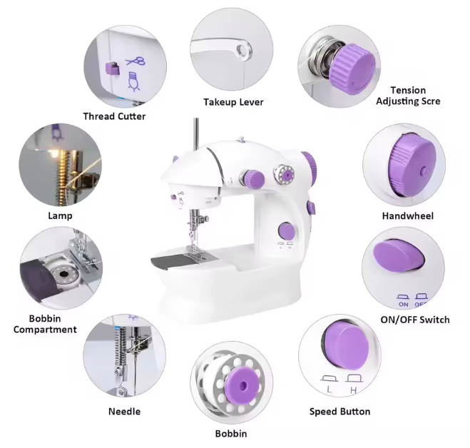 🧵 Máquina Coser Portátil: ¡Cose donde quieras, cuando quieras! ENVÍO GRATIS✨