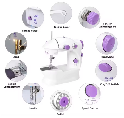 🧵 Máquina Coser Portátil: ¡Cose donde quieras, cuando quieras! ENVÍO GRATIS✨